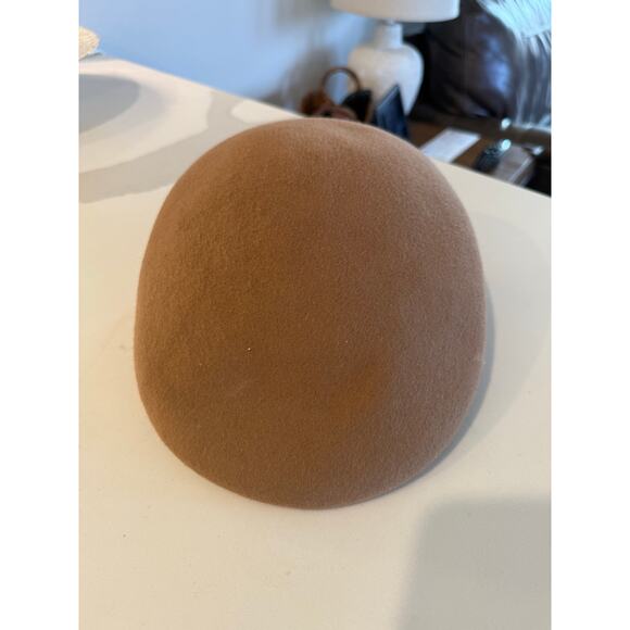 100% Wool Men's Large/X-Large Camel Driving Cap Newsboy Cap - Picture 8 of 8